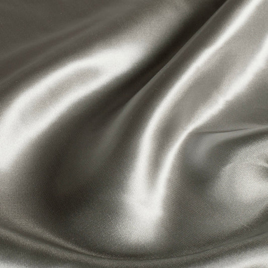 Satin Stoff Grau
