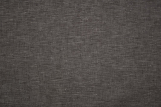 100% Leinen Stoff in Grau – natürliche Struktur in Nahaufnahme