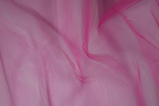 Feiner Tüll in Fuchsia – vielseitig einsetzbar für kreative Nähideen