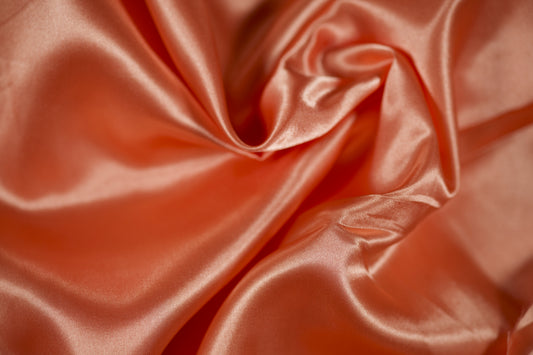 Korallenroter Dekostoff 140cm