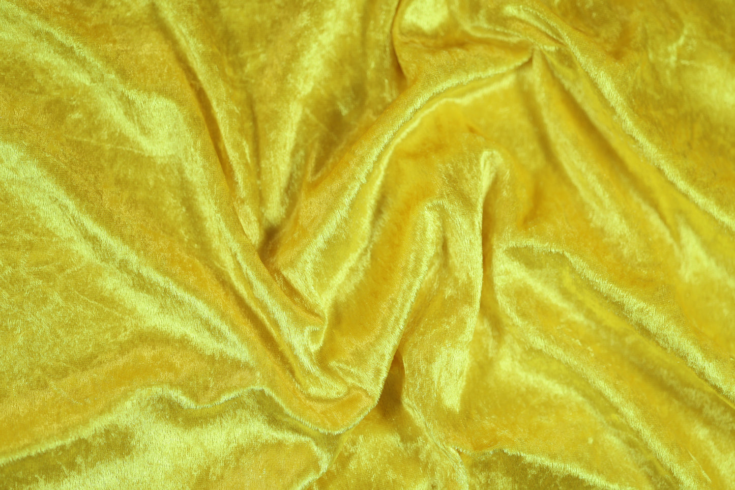 Samtstoff Gelb – Strahlende Farbe & weiche Haptik