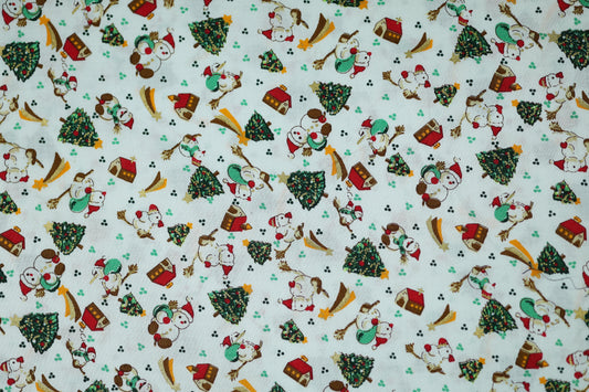 Hochwertiger Baumwoll Stretch â lebendige Blumen auf weichem Stoff