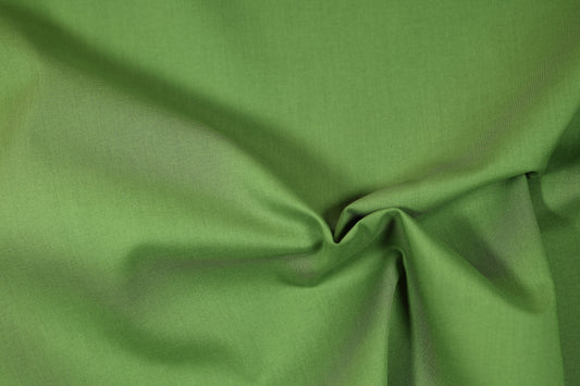 Einfarbiger Baumwollstoff in Apfelgrün – ideal für Kleidung, Accessoires und Dekoration