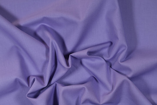 Einfarbiger Baumwollstoff in Lavendel – ideal für Kleidung, Accessoires und Dekoration
