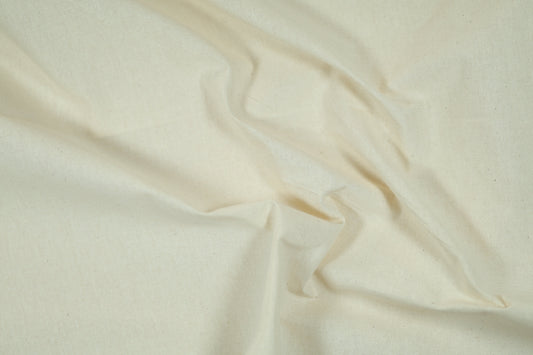 Robuster Molino Stoff aus Baumwolle in Naturweiß – vielseitig einsetzbar