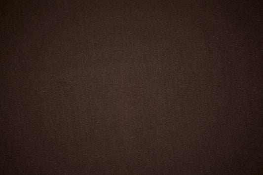 Brauner Stoff aus Leinen, Viskose und Polyester