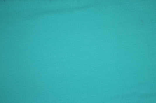 Baumwolljersey Türkis – ideal für Kleidung