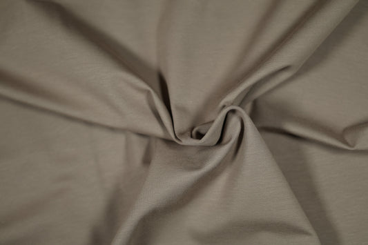 Taupefarbener Jersey – weich und dehnbar für Basics