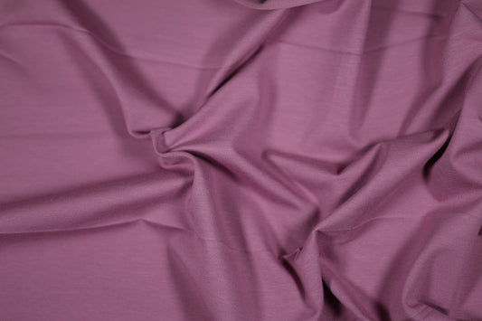 Dehnbarer Baumwolljersey in der Farbe Altrosa – vielseitig verwendbar