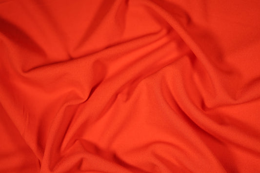 Weicher Baumwoll-Jersey in Signalrot – blickdicht und komfortabel