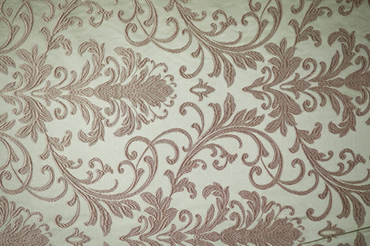 Eleganter Vorhangstoff in Eierschale – glänzend und hochwertig