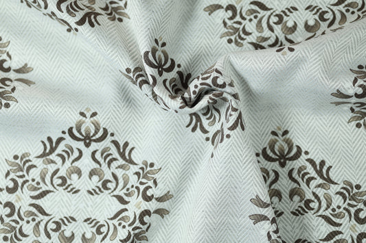 Möbel- und Dekostoff in Hellgrau – robust und vielseitig einsetzbar