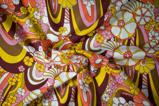 Leichter Stoff mit Viskose – Design 6, für sommerliche Outfits