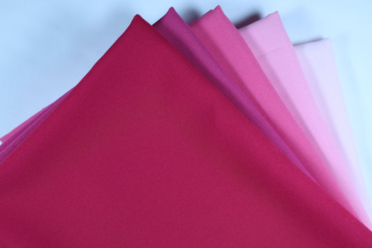 Farbverlauf aller Rosa-Töne â Kirschrot als krĂ€ftigster Farbton