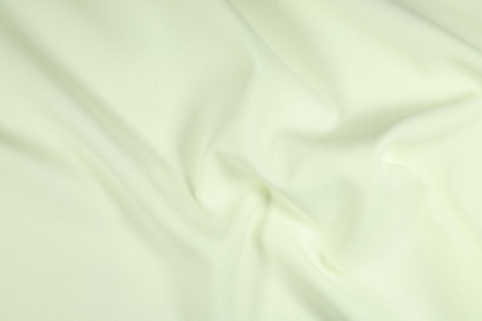 Sanft cremefarbener Polyester Panama Stoff – ideal für helle Wohnideen und Dekoration