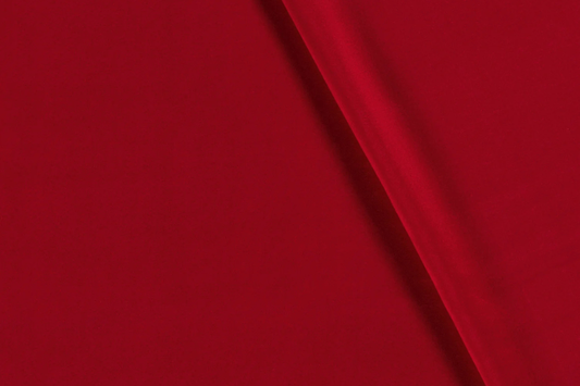 Roter Panama Stoff gefaltet – formstabiler Polyester Stoff