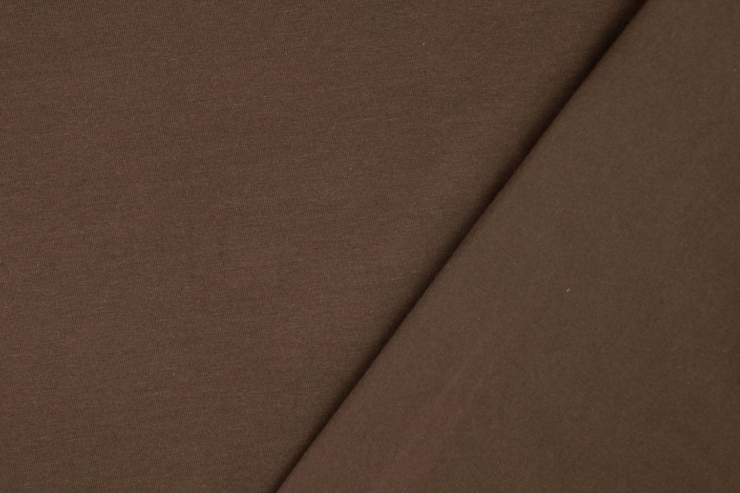 Baumwolljersey Dunkelbraun – Elastischer Jersey Stoff für Kleidung & Basics | Stoffeya