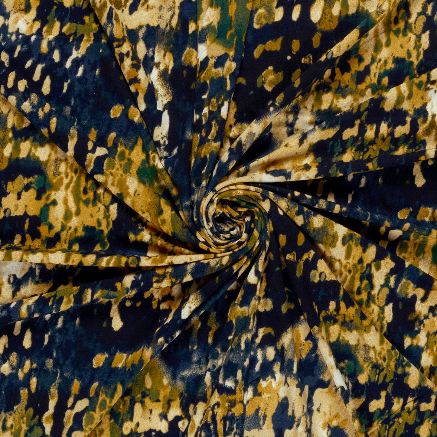 Viskose Jersey Abstrakt Marine – Stoffeya