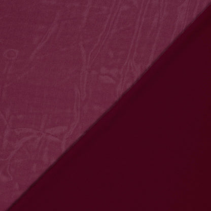 Chiffon Stoff Bordeauxrot – Stoffeya