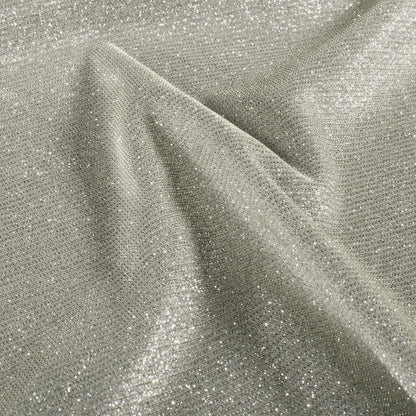 Glitzer Jersey Stoff Silber – Stoffeya