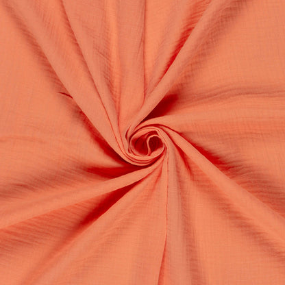 Musselin Stoff Koralle – Fall