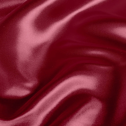 Satin Stoff Bordeauxrot
