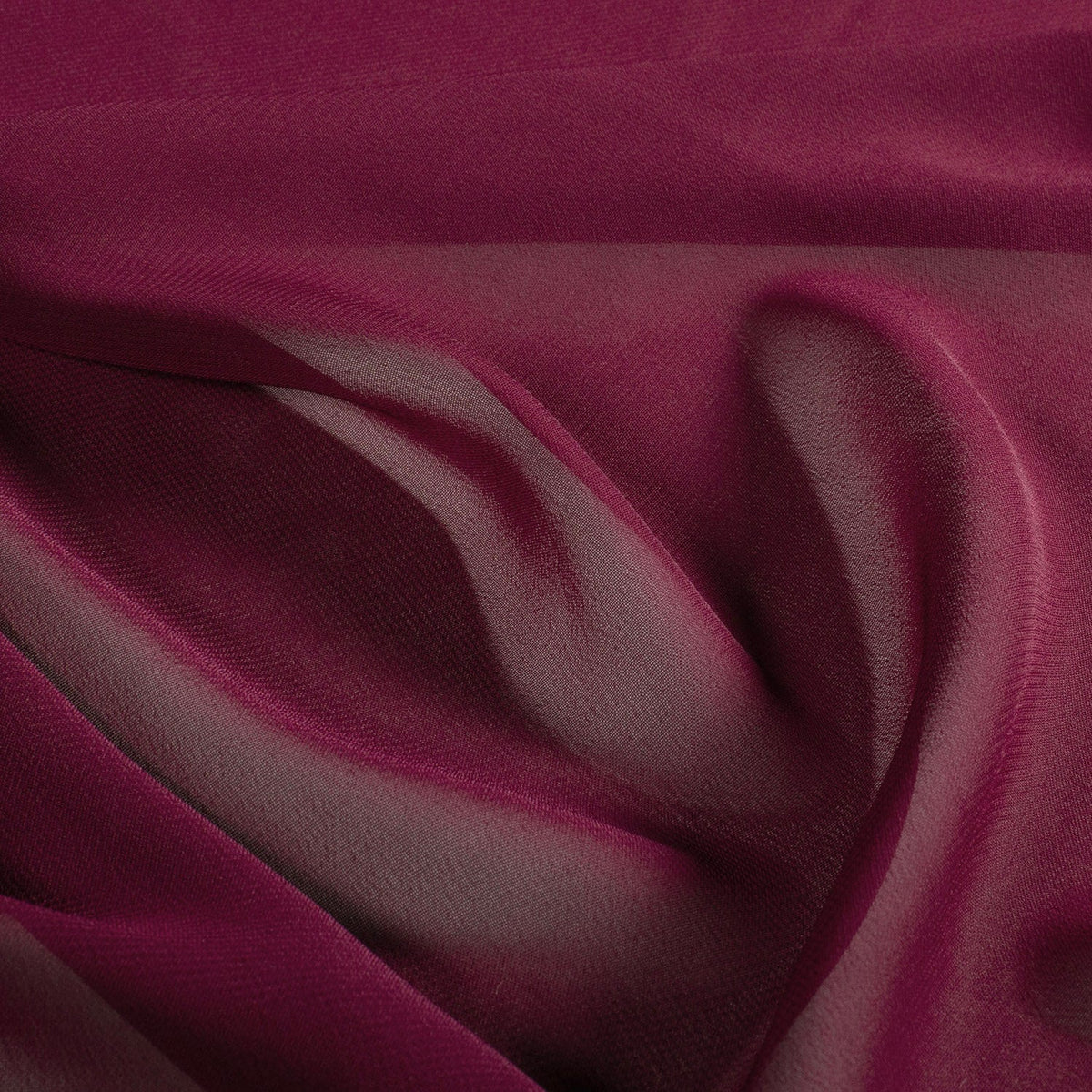 Chiffon Stoff Bordeauxrot – Stoffeya