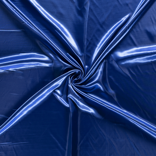 Satin Stoff Königsblau