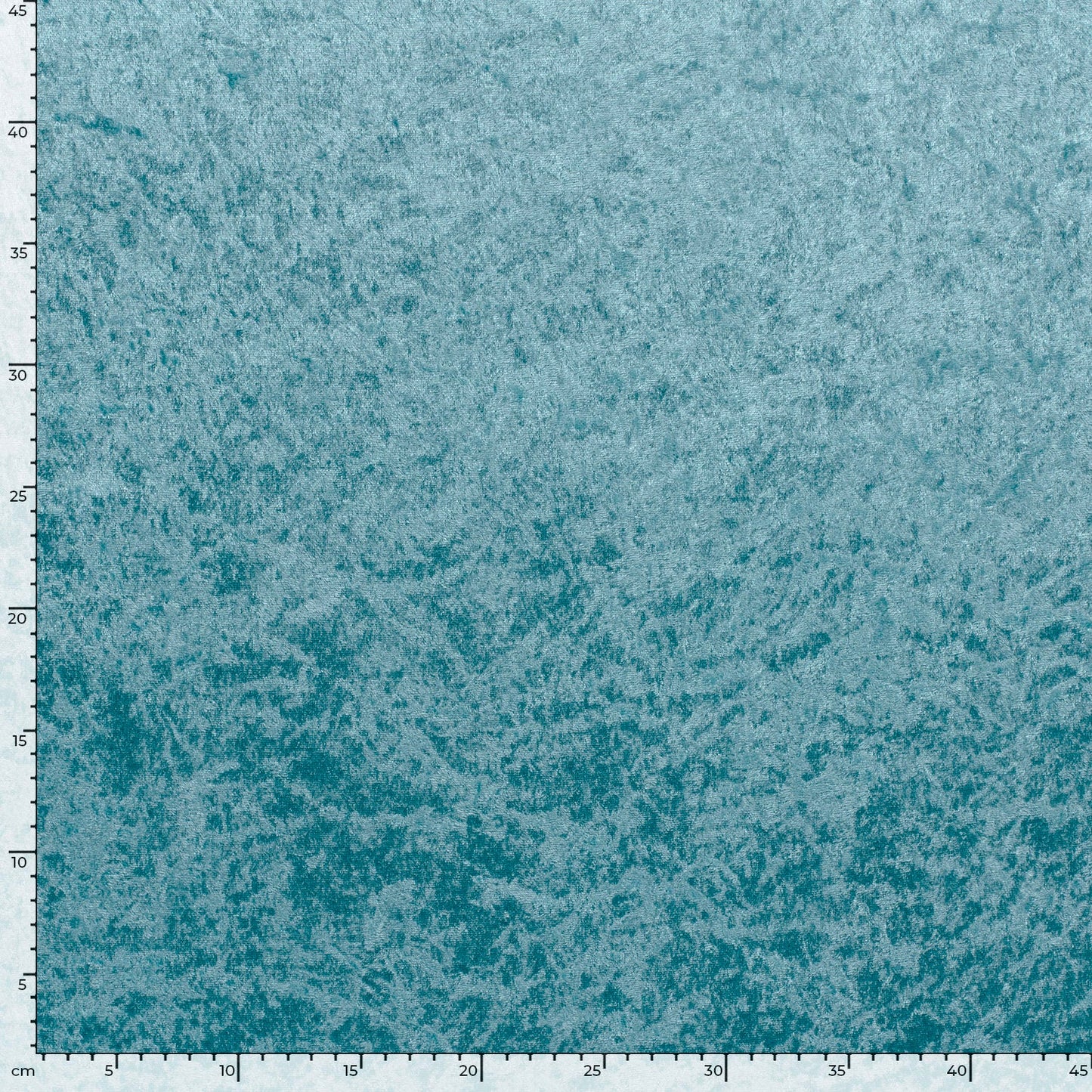Pannesamt Stoff Aqua – Nahaufnahme