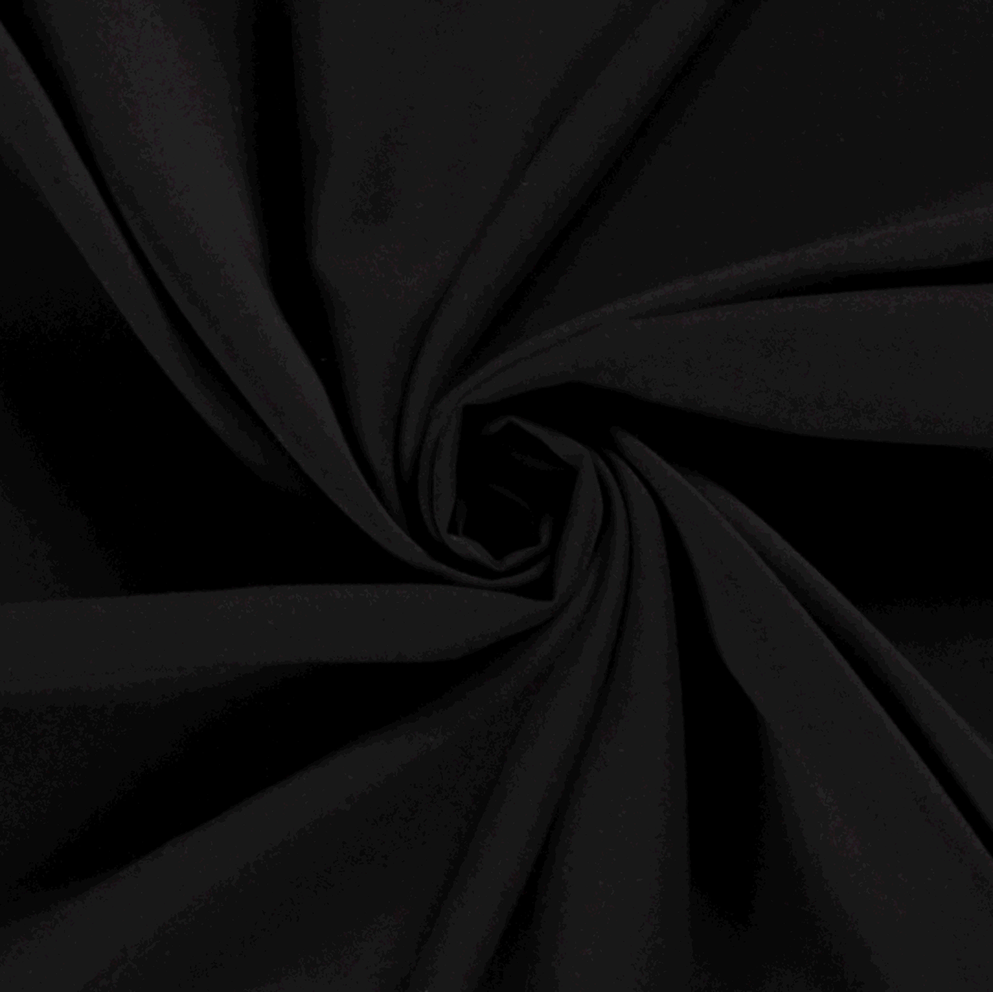 Viskose Poplin Schwarz – Stoffansicht