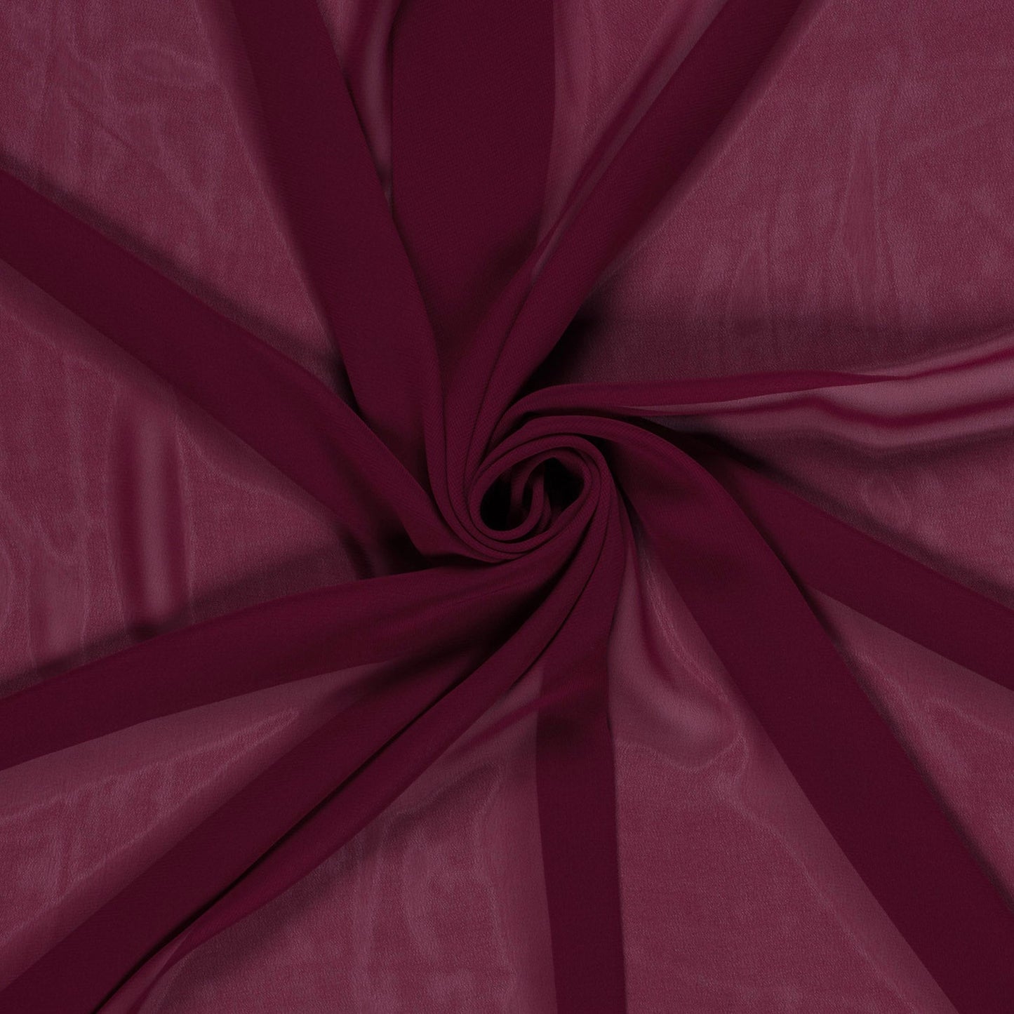 Chiffon Stoff Bordeauxrot – Stoffeya