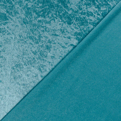 Pannesamt Stoff Aqua – Struktur