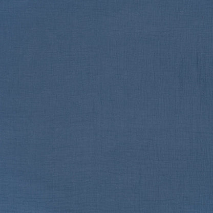 Musselin Stoff Indigoblau – Detail