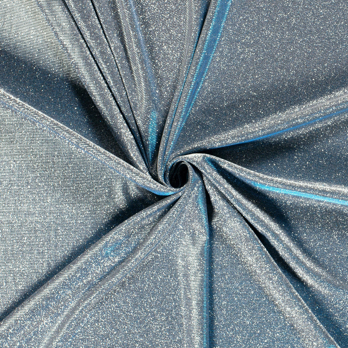 Glitzer Jersey Stoff Babyblau – Stoffeya