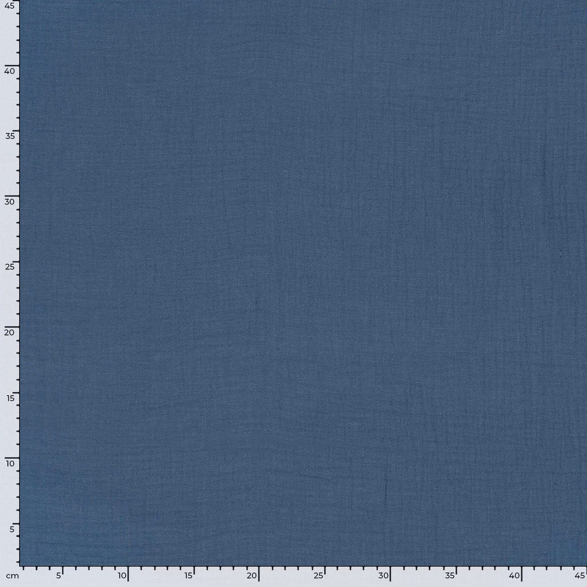 Musselin Stoff Indigoblau – Nahaufnahme