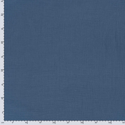 Musselin Stoff Indigoblau – Nahaufnahme