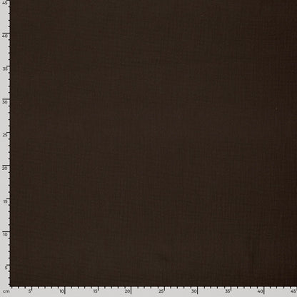 Musselin Stoff Dunkelbraun – Stoffeya