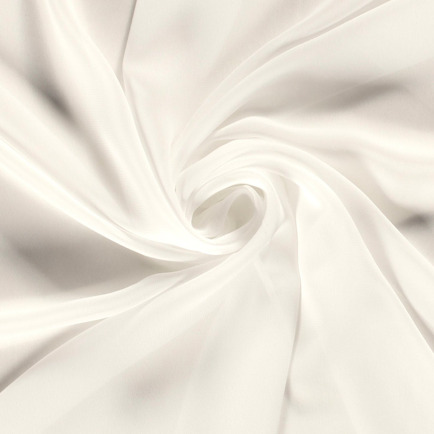 Chiffon Stoff Wollweiß – Stoffansicht