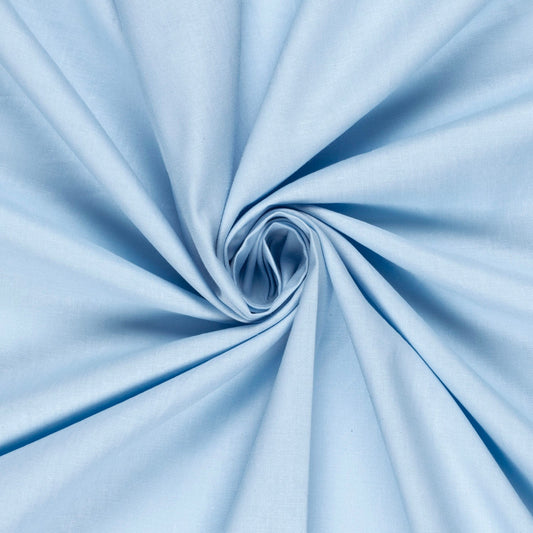 Fahnentuch Babyblau – Stoffansicht