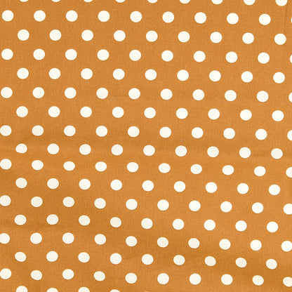 Fahnentuch Punkte Braun – Detail