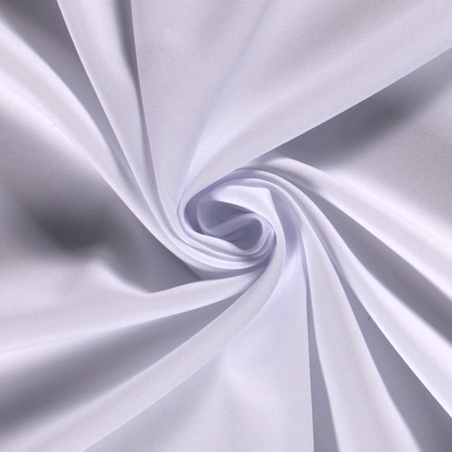 Polyester Stoff Optisch Weiß – Stoffansicht