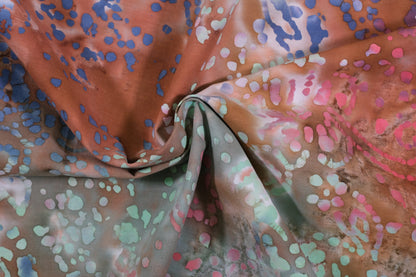 Baumwollstoff Batik Multicolor -  Webware Materialqualität 140cm