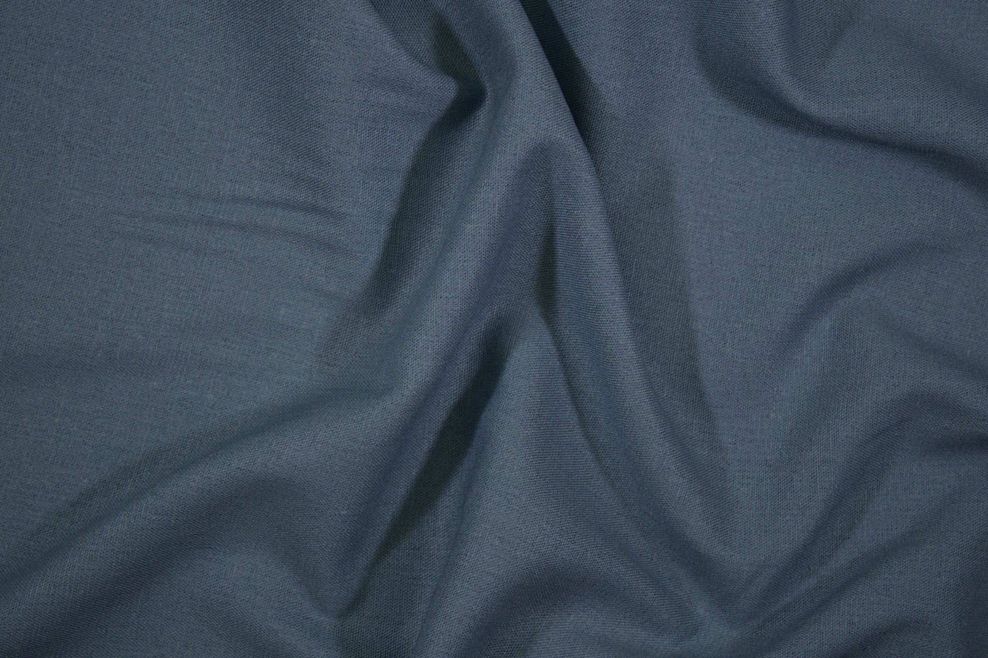 Leinen Viskose Stoff in Blau – Struktur