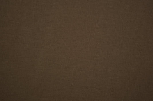 Brauner Leinenstoff – weich fallender naturbelassener Stoff 140 cm breit
