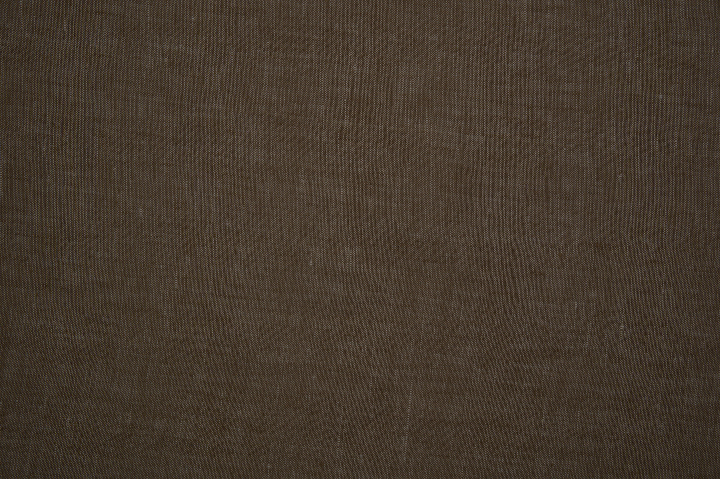 Dunkelbrauner Leinenstoff – 140 cm breit