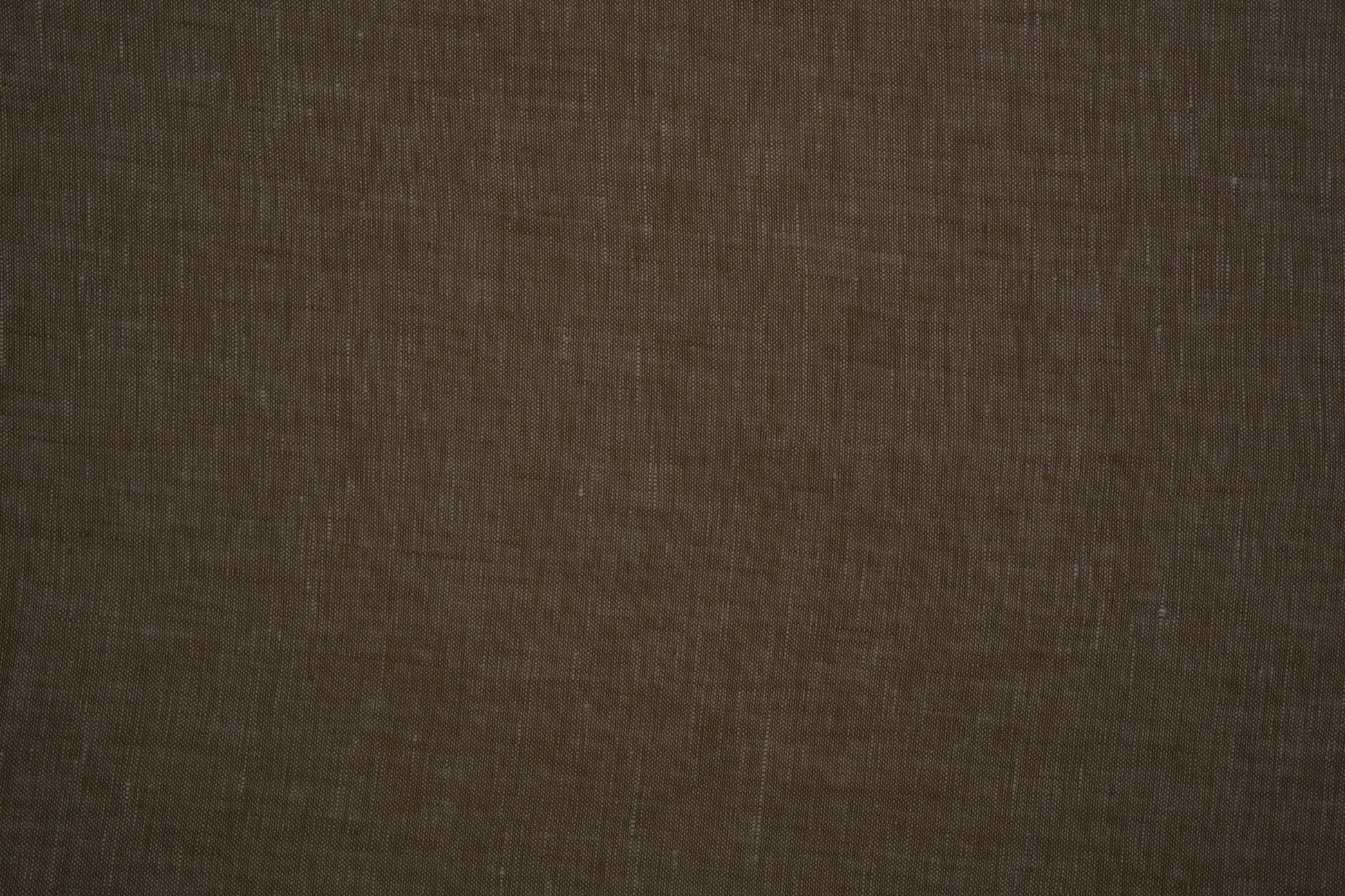 Dunkelbrauner Leinenstoff – 140 cm breit