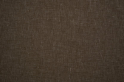 Dunkelbrauner Leinenstoff – 140 cm breit