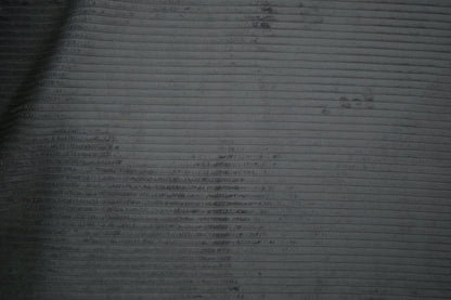 Cord Möbelstoff in Grau – weicher, gerippter Polsterstoff für Sofa und Sessel 140 cm breit Meterware