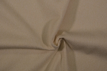 Heller Bouclé Möbelstoff in Creme – strukturierter Polsterstoff für moderne Wohnräume 140 cm breit Meterware