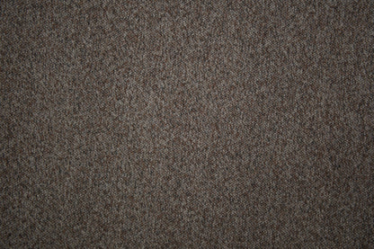 Bouclé Möbelstoff in naturfarbener Beige-Grau-Melange mit strukturierter Oberfläche Detailaufnahme der Stoffstruktur